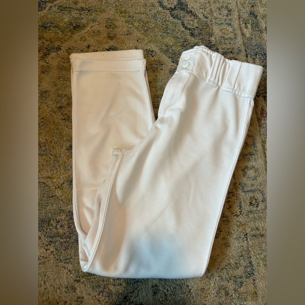 NWOT - Boys - Marucci Baseball Pants - White, Size XL